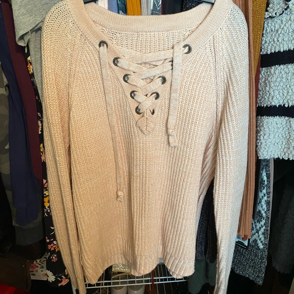 NEW pink knitted sweater🌟